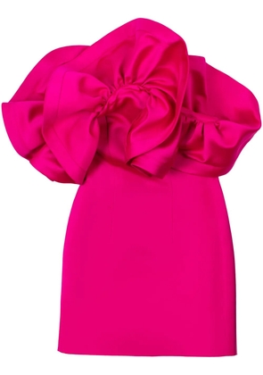 AZ FACTORY ruffle-detail off-shoulder dress - Pink