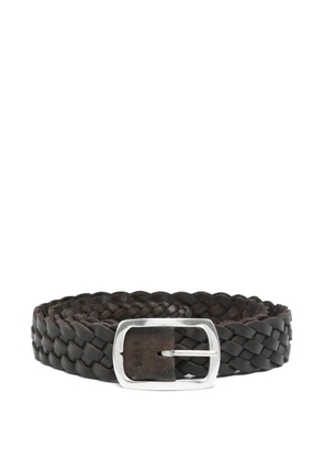 Orciani braided belt - Brown