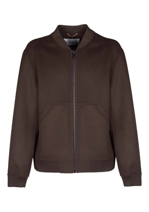 AMARÁNTO zip-up bomber jacket - Brown