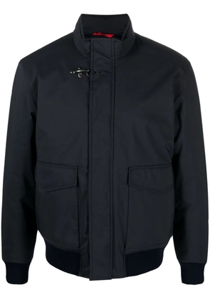 Fay mock-neck zip-up bomber jacket - Blue