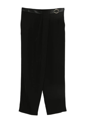 Babylone Paris Eureka ring-detail trousers - Black