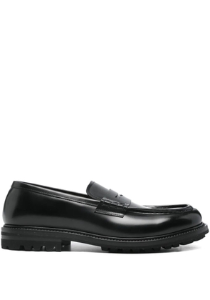 Henderson Baracco penny-strap leather loafers - Black