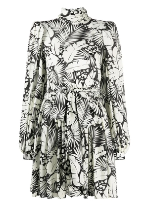Saint Laurent floral-print minidress - White