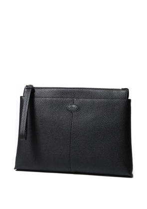 Tod's medium leather document holder - Black