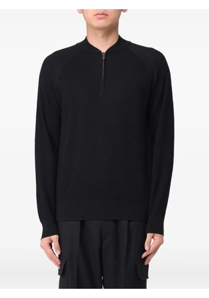 Paolo Pecora zip sweatshirt - Black