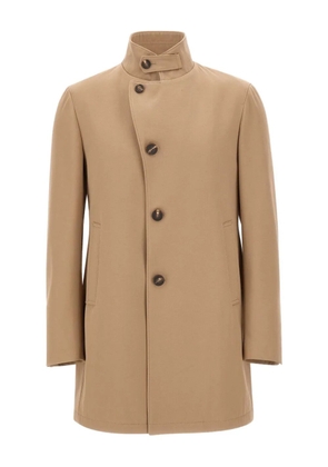 Tagliatore Gordon buttoned coat - Neutrals