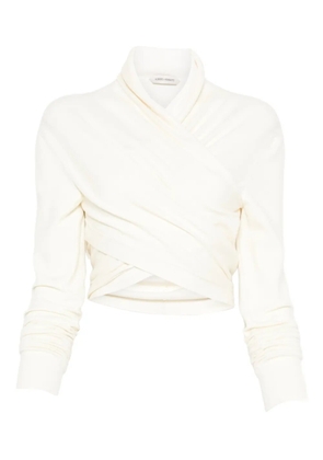 Alberta Ferretti crossover top - White