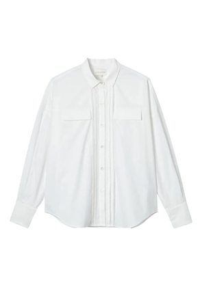 SHUSHU/TONG front-inserts cotton shirt - White