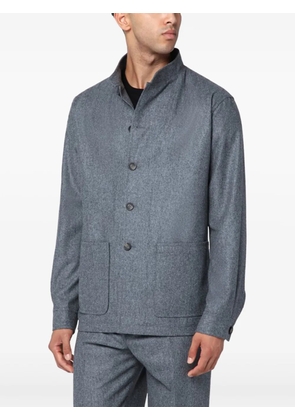 Tagliatore single-breasted patch-pocket jacket - Grey
