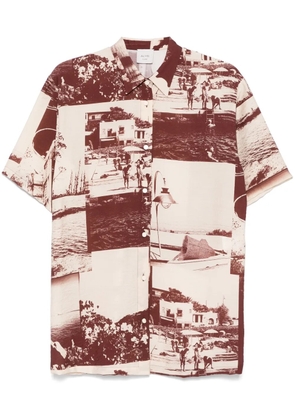 Alysi printed shirt - Brown