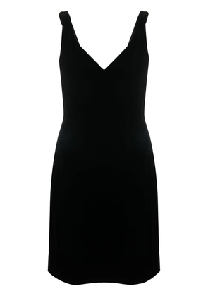 Emporio Armani V-neck sleeveless dress - Black