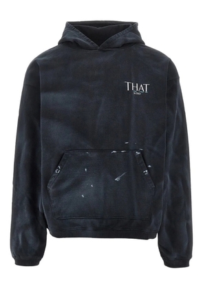This Is Never That logo-print hoodie - Black
