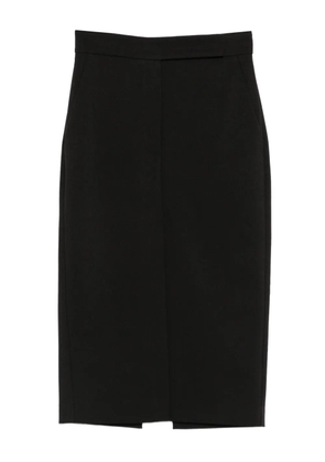 Cenere GB slit pencil skirt - Black