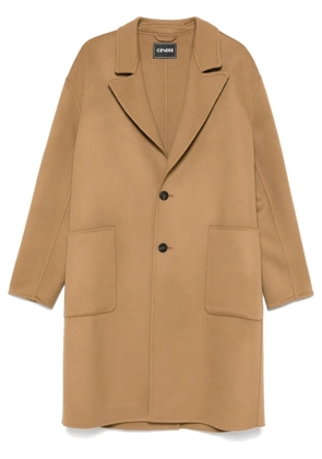 Cenere GB single-breasted coat - Brown