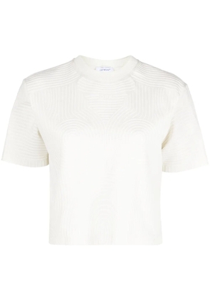 Off-White printed cotton T-shirt - Neutrals