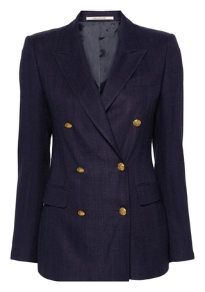 Tagliatore Nayade linen blazer - Blue