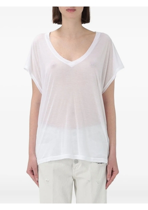 DONDUP V-neck short-sleeve T-shirt - White