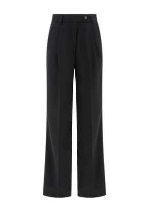 F.It pleated-front trousers - Black