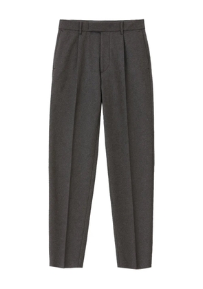 Greyed wool trousers