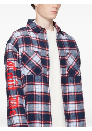 COÛT DE LA LIBERTÉ plaid pocket shirt - Blue