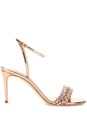 Casadei embellished sandals - Gold