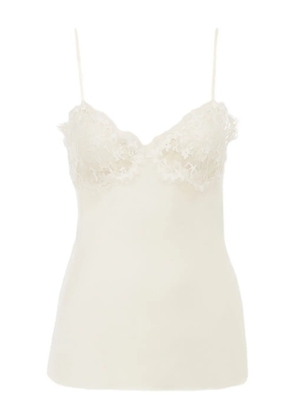 Chloé lace-detail top - White