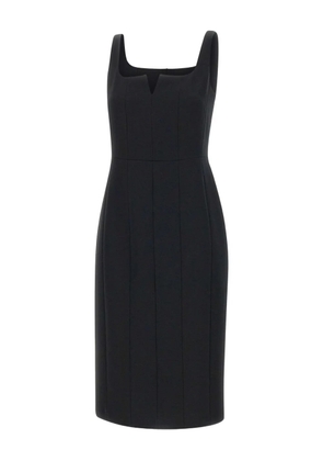 Max Mara Etruria square-neck sleeveless dress - Black