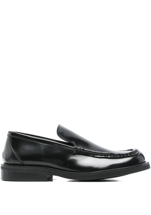 POEVE leather loafers - Black