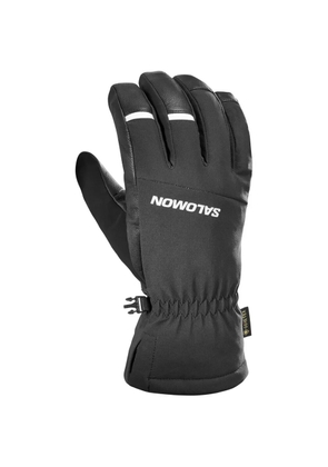Salomon logo stripe gloves - Black