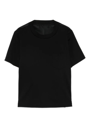 sacai chest-pocket T-shirt - Black