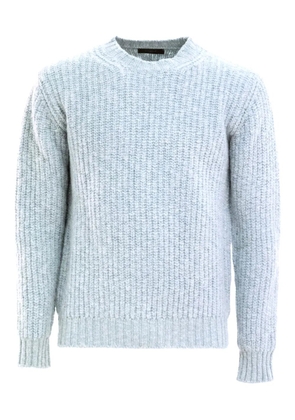Zanone ribbed crew-neck sweater - Blue