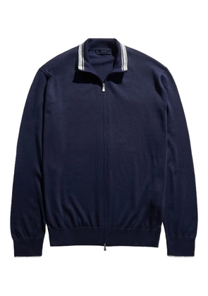 Fay zip cardigan - Blue