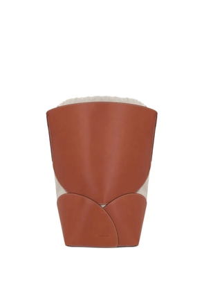 Jil Sander Curve shoulder bag - Brown