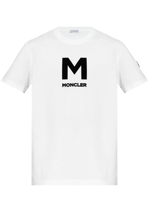 Moncler logo-print cotton t-shirt - White