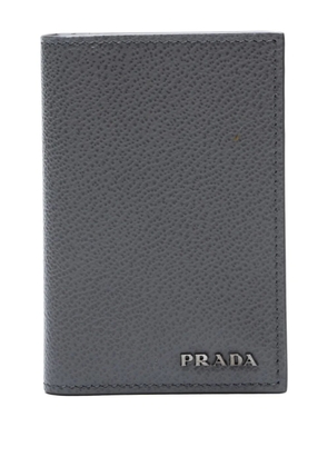 Prada Pre-Owned 2020-2025 Saffiano leather cardholder - Grey