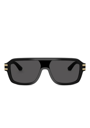 Dolce & Gabbana Eyewear logo-plaque sunglasses - Black
