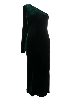 Polo Ralph Lauren Lacee one-shoulder velvet dress - Green