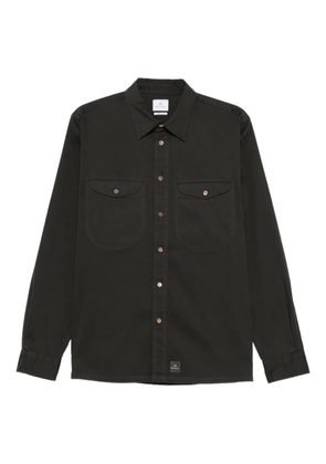 PS Paul Smith double-pocket cotton-blend shirt - Green