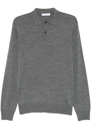 Manuel Ritz fine-knit polo shirt - Grey