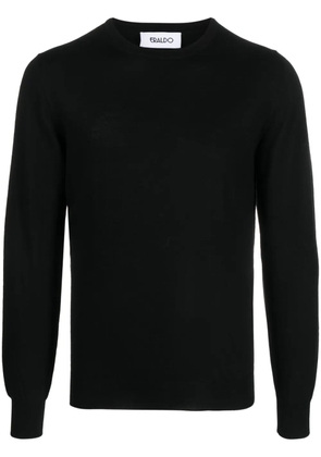ERALDO crew-neck merino-wool jumper - Black