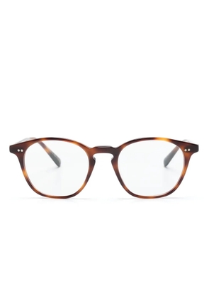 Oliver Peoples Ronne pantos-frame glasses - Brown