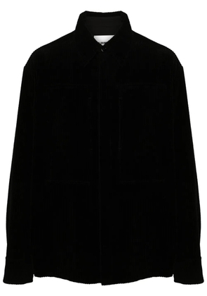 Jil Sander corduroy shirt - Black