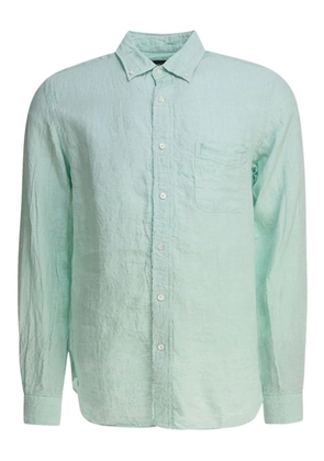 BEAMS PLUS textured linen shirt - Green