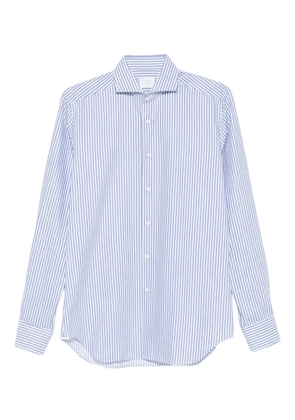 Xacus striped cotton shirt - Blue