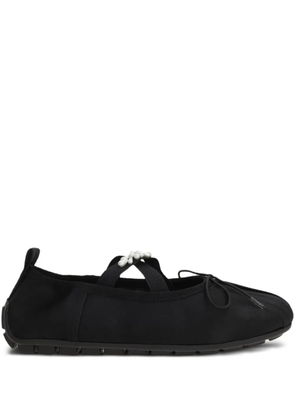 Simone Rocha fuax pearl-embellished ballet flats - Black