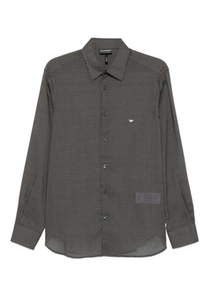 Emporio Armani long-sleeved shirt - Black