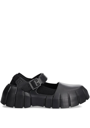 Desigual buckle-strap chunky sole ballet flats - Black