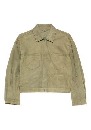 Desa 1972 pocket suede jacket - Green