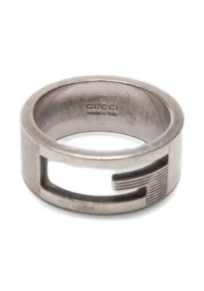 Gucci Pre-Owned 2000s logo ring - Silver