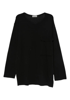Yohji Yamamoto patch-pocket t-shirt - Black